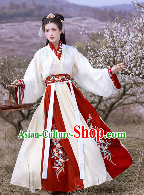 Woman Hanfu China Jin Dynasty Princess Clothing Traditional Female Costumes Ancient Swordswoman Dresses