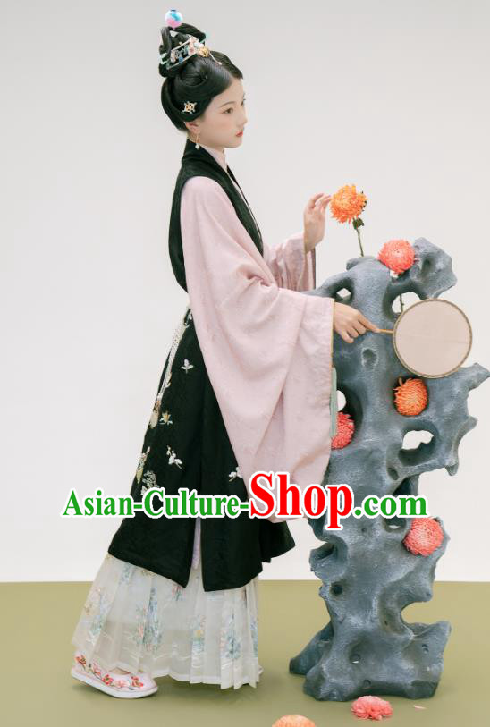 China Hanfu Ming Dynasty Court Woman Clothing Traditional Costumes Ancient Noble Countess Dresses