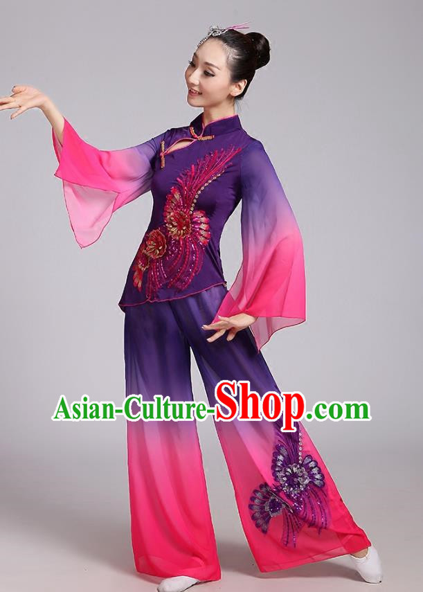 Classical Dance Dance Costume Middle Aged And Elderly Fan Dance Square Dance National Dance Performance Costume Yangko Costume Female