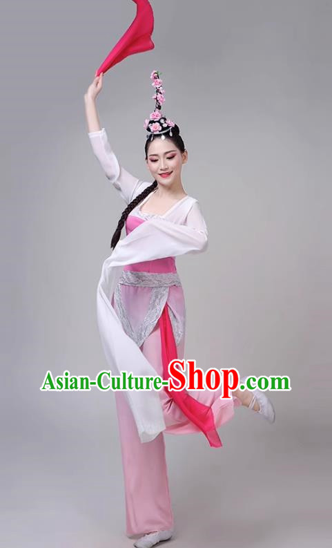 Classical Dance Costume Female Elegant Water Sleeve Performance Costume National Group Dance Taoli Cup Stage Taoyao Performance Costume