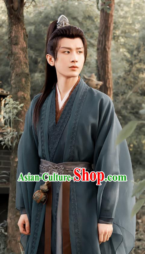 China Ancient TV Series Swordsman Costume Male Hanfu Fashion Xian Xia Drama Immortal Samsara Tang Zhou Clothing