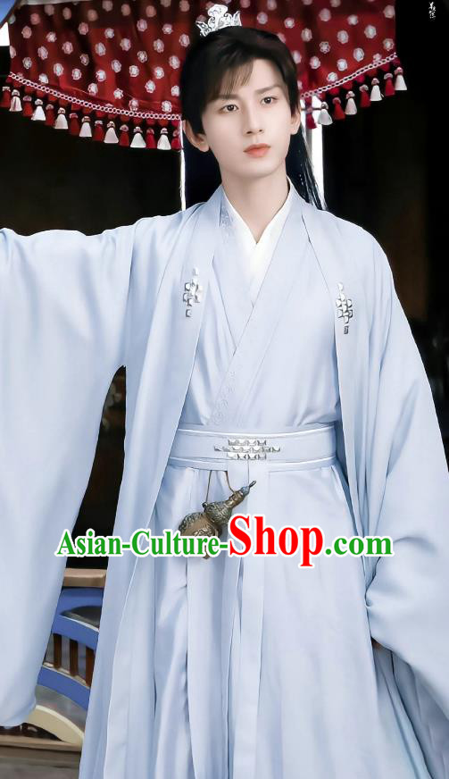 Xian Xia Drama Immortal Samsara Lord Ying Yuan Clothing China Ancient TV Series Chen Xiang Ru Xie Young Swordsman Blue Costumes