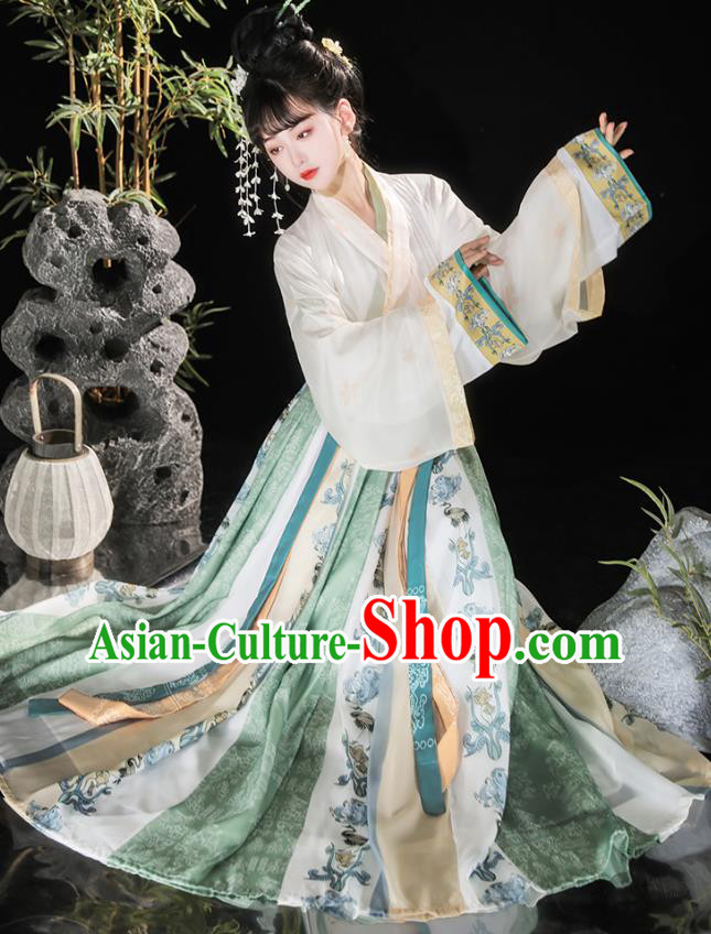 Traditional Hanfu Dress Jin Dynasty Palace Lady Clothing Ancient China Princess Costumes