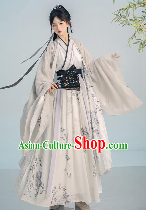 Ancient China Swordsman Costumes Traditional Wuxia Hanfu Dress Jin Dynasty Young Hero Clothing