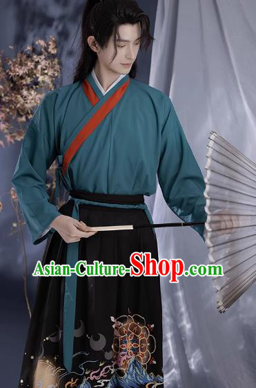 China Song Dynasty Prince Clothing Wuxia TV Series Swordsman Hanfu Ancient Scholar Costumes