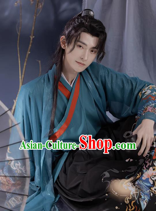 China Song Dynasty Prince Clothing Wuxia TV Series Swordsman Hanfu Ancient Scholar Costumes