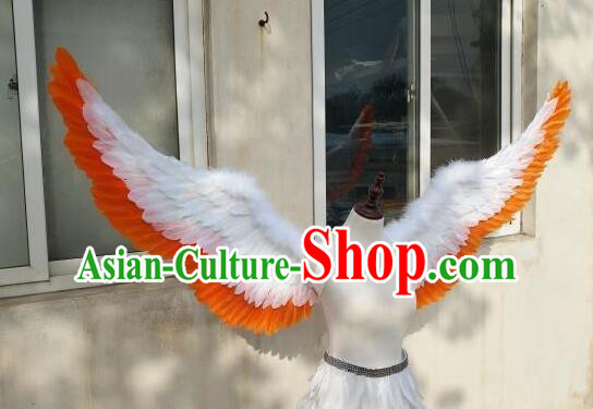 Professional Model Catwalks Props Brazilian Carnival Angel Wings Top Show Feather Wings