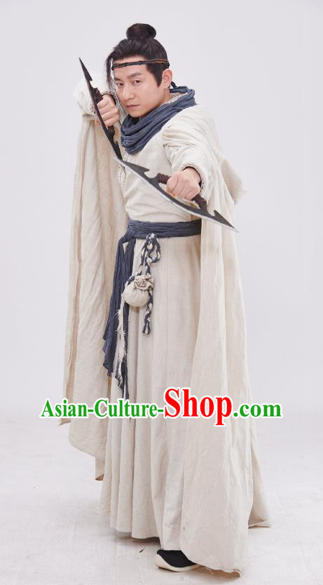 China Traditional Hanfu Clothing Ancient Swordsman Costumes TV Series Strange Tales of Tang Dynasty Liang Sanqi Garments