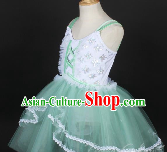 Children Princess Dress Suspenders Spring And Summer Dance Skirt Stage Costume Performance Costume