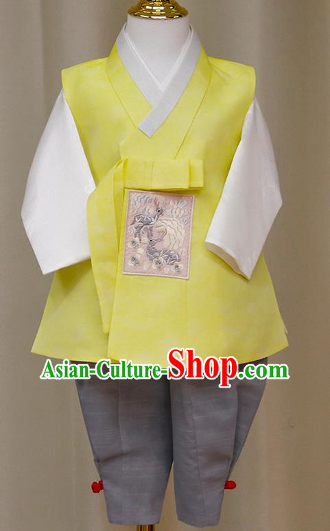 Korean Boy Hanbok 100 Day Birthday Party Performance Photography Clothing