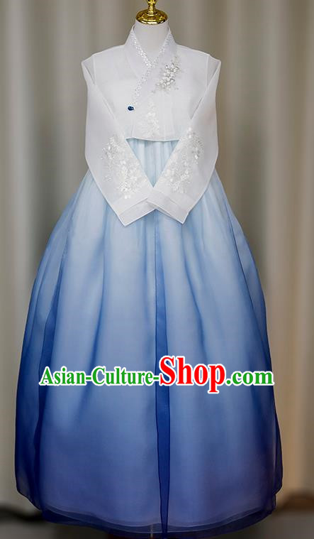 Korean Ladies Hanbok Bridal Wedding Dress Performance Costume