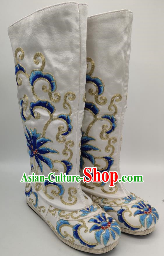 High Boots Facing Boots Mille Soled Opera High Top Boots