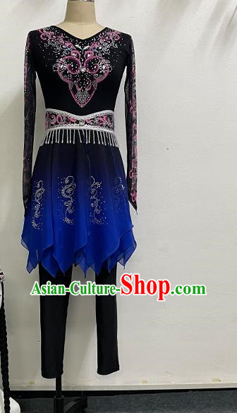 Uighur Performance Elegant Self Cultivation National Style Art Test Practice China Xinjiang Performance Dance Costume