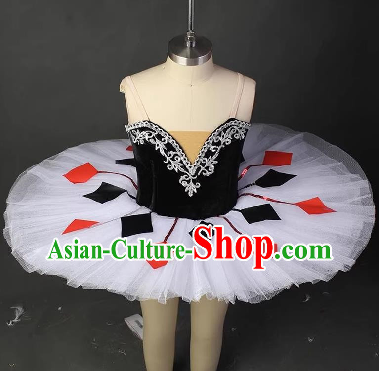 Children Ballet Skirt Little Swan Professional Girl Tutu Skirt Ballet Tutu Skirt Swan Lake Costume