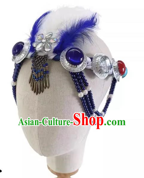 Mongolian Dance Headdress Silent Grassland Folk Dance Headdress Solo Dance Headdress Taoli Cup Dance Headdress