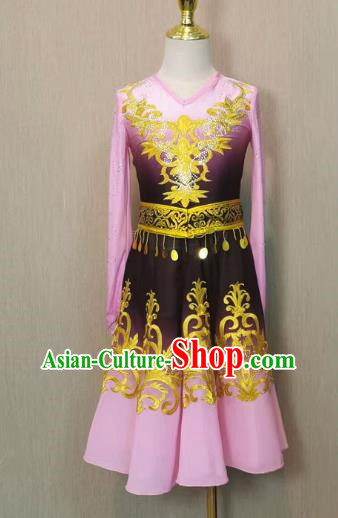 Xinjiang Dance Costumes For Children and Girls Uyghur Small Guli Hui Uyghur Dance Costumes