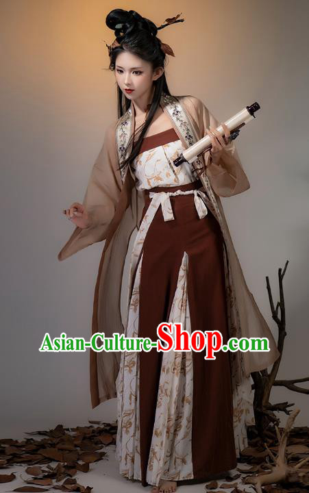 China Traditional Woman Hanfu Ancient Young Mistress Dresses Song Dynasty Garment Costumes Complete Set