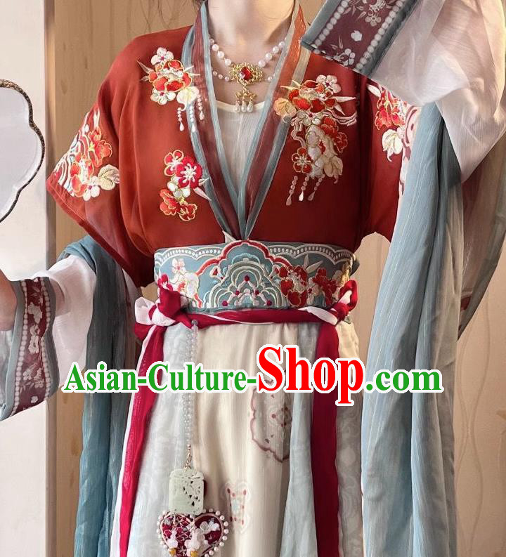 Woman Hanfu Dress China Tang Dynasty Princess Chang Le Clothing Ancient Palace Lady Costumes
