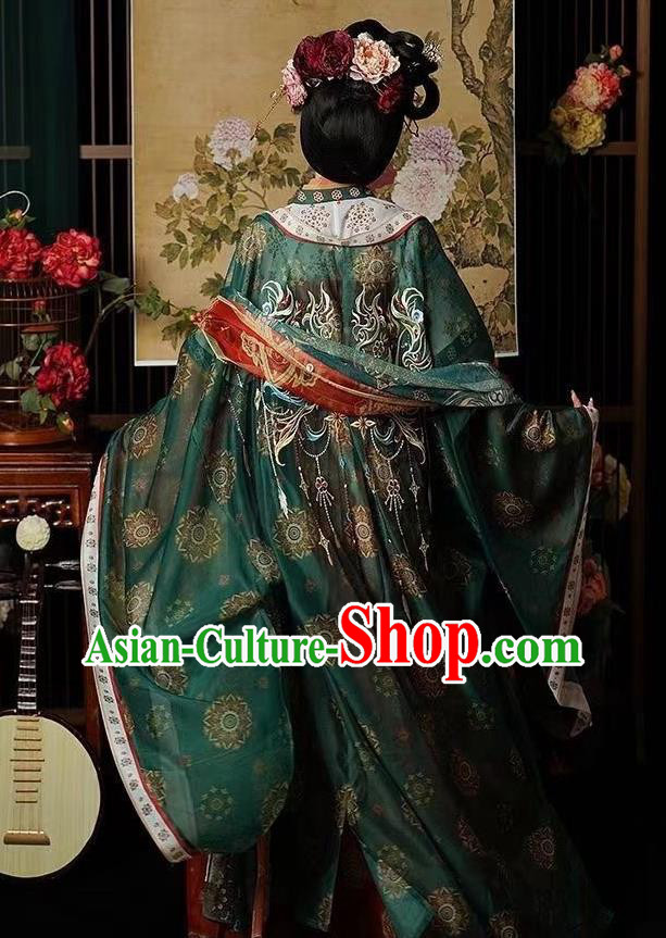 China Woman Red Hanfu Dress Tang Dynasty Imperial Consort Clothing Ancient Royal Empress Costumes