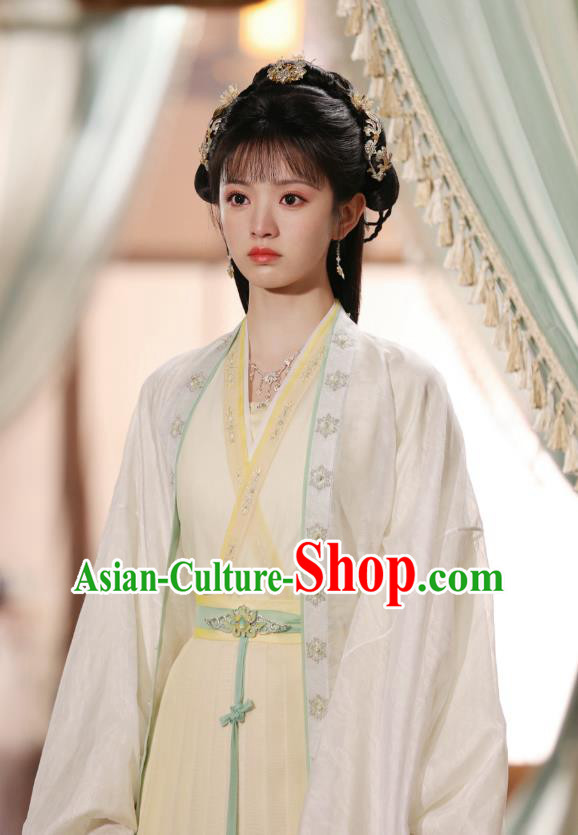 Romantic TV Series New Life Begins Li Wei Clothing China Ancient Royal Princess Hanfu Dress Historical Costumes