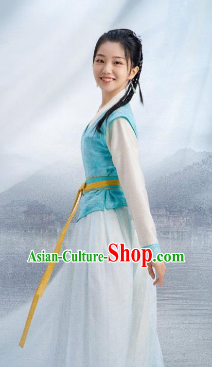 China Ancient Servant Girl Costumes TV Series Romantic Drama My Sassy Court Maid Ling Bi Clothing