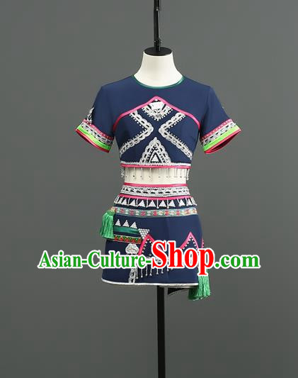 Li Women Solo Dance Yuling Performance Costume Stage Costume Ethnic Costumes Chinese Ethnic Minorities
