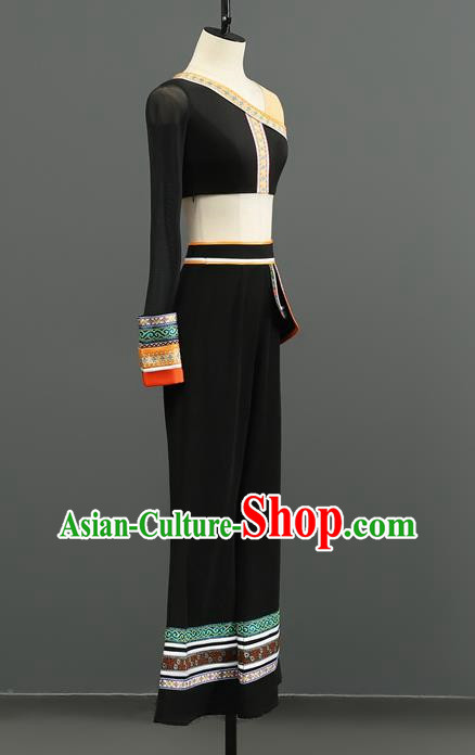 Chinese Minority Dance Repertoire Red Dragonfly Adult Practice Art Test Performance Dance Performance Costume