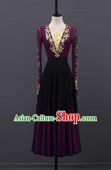 Dance Performance Clothing Female Students Art Test Practice Clothing Xinjiang Uyghur Adult Test Grading Chinese Ethnic Minorities