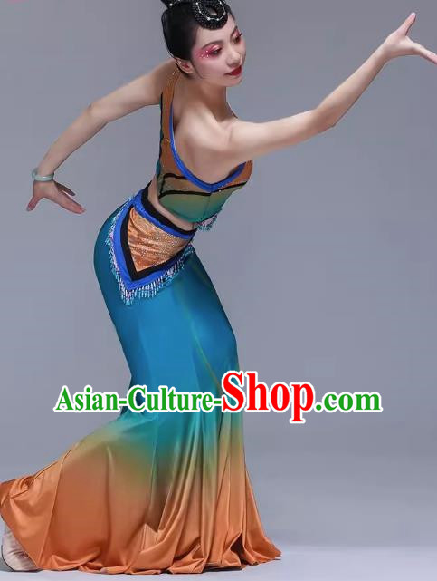 Xishuangbanna Dai Costume Female Dai Dance Costume Art Test Dai Dance Performance Costume Children Dai Dance Skirt