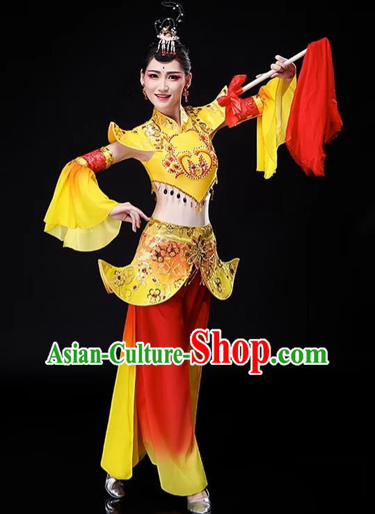 Xinjiang Dance Costumes Dunhuang Dance Costumes Classical Dance Thousand Handed Avalokitesvara Costumes Chinese Drumming Costumes Women