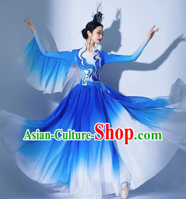 Women Elephant Landscape Costumes Chang An Fantasy Night Dance Costumes Modern Dance Costumes Opening Dance Classical Dance Costumes