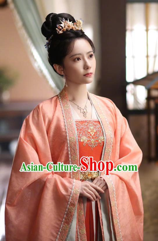TV Series New Life Begins Dong Haitang Garment Costumes China Ancient Princess Clothing Song Dynasty Royal Rani Dress