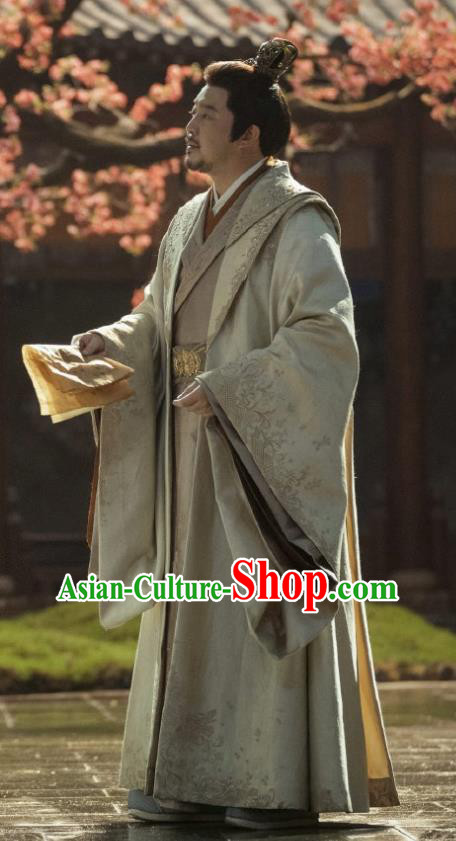 China Ancient Milord Clothing Romantic Drama Destined Chang Feng Du Gu Lang Hua Replica Garments Song Dynasty Elder Male Costumes