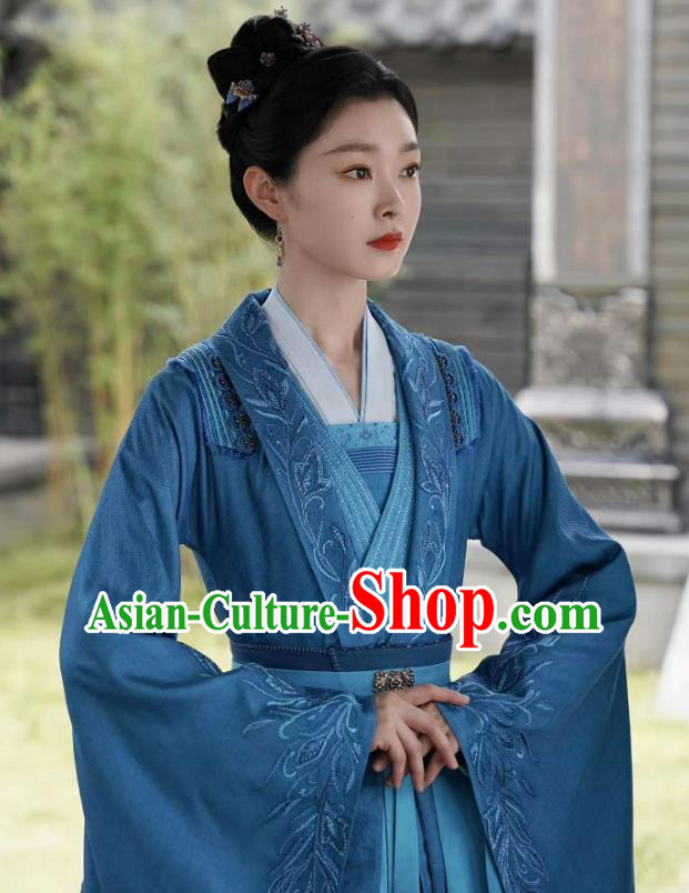 Romantic Drama Destined Chang Feng Du Liu Yu Ru Dress China Ancient Song Dynasty Noble Woman Costumes