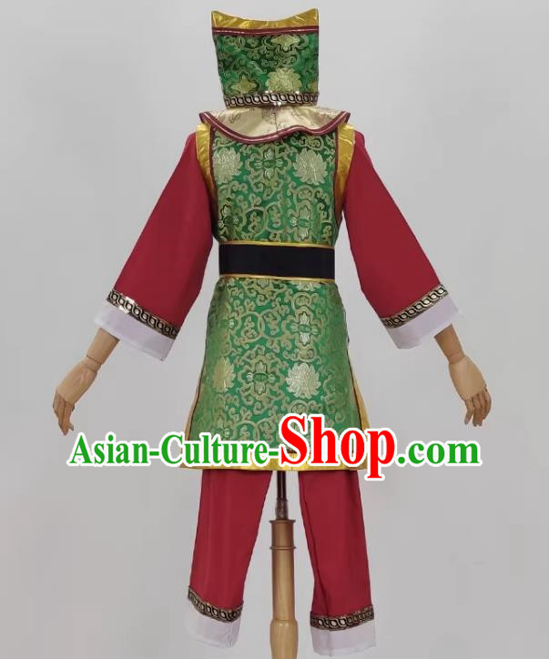 Opera Harlequin Costume Xiaosheng Clothes Shaoxing Opera Huangmei Opera Costumes Butler Costumes Opera Costumes Cantonese Opera Clown