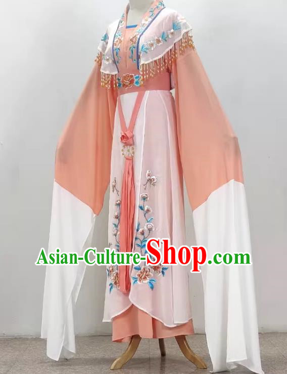 Orange Peony Hua Dan Miss Costume Princess Costume Drama Opera Yue Opera Qiong Opera Huangmei Stage Costume