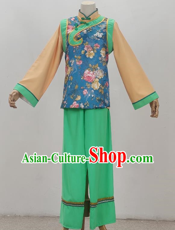 Drama Lao Dan Costumes Ancient Costumes Shaoxing Opera Huangmei Opera Costumes Cai Dan Clothes Matchmaker Opera Costumes