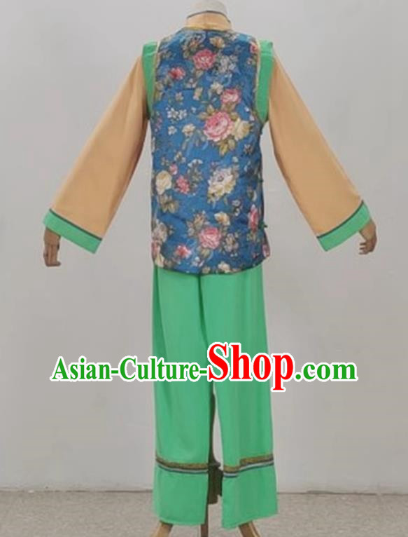 Drama Lao Dan Costumes Ancient Costumes Shaoxing Opera Huangmei Opera Costumes Cai Dan Clothes Matchmaker Opera Costumes