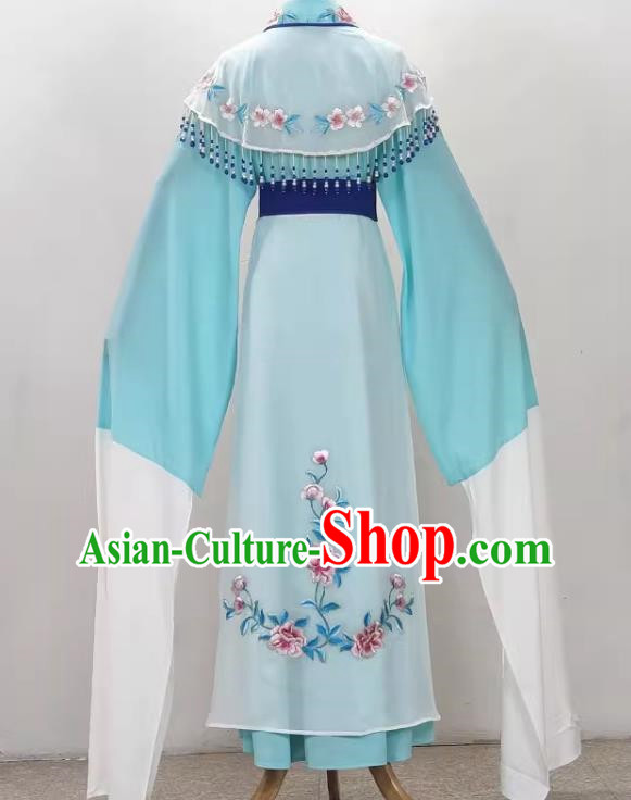 Blue Peony Hua Dan Miss Costume Princess Costume Drama Opera Yue Opera Qiong Opera Huangmei Stage Costume