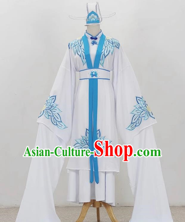 Yue Opera Jade Dragonfly Nun Clothes Costumes Huangmei Opera Performance Costumes Nunnery Recognition Mother Opera Performance Costumes