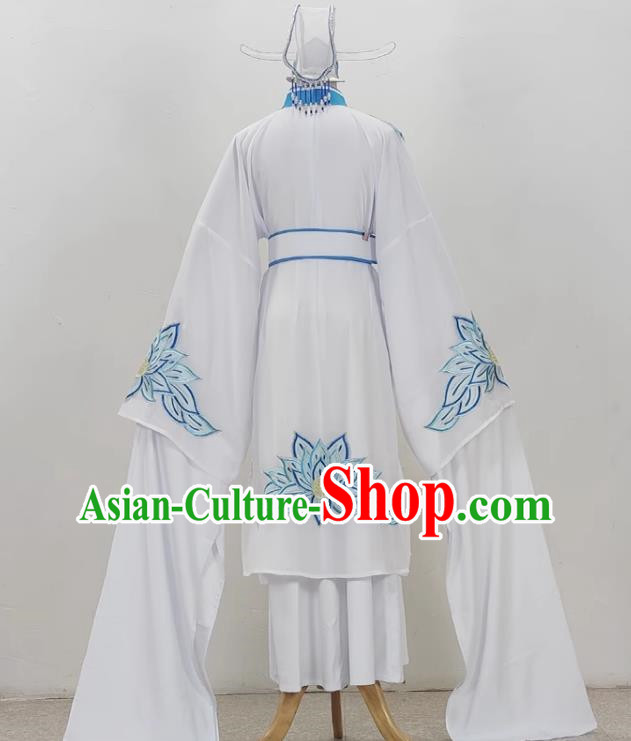 Yue Opera Jade Dragonfly Nun Clothes Costumes Huangmei Opera Performance Costumes Nunnery Recognition Mother Opera Performance Costumes