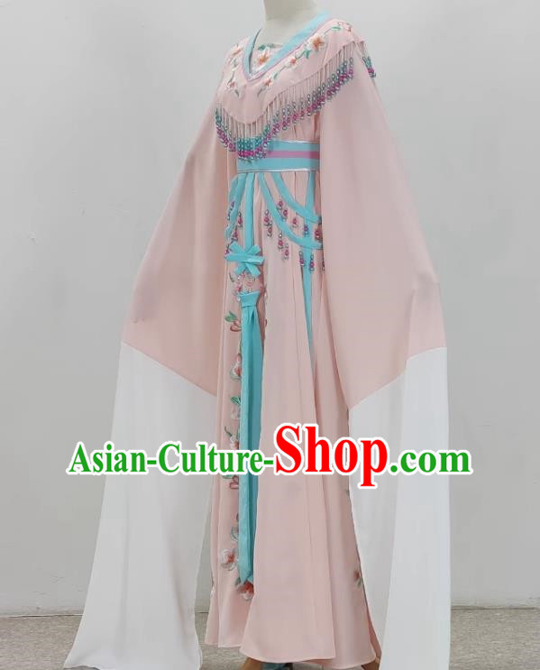 Light Pink Yue Opera Hua Dan Costume Costume Performance Costume Miss Costume Opera Stage Performance Costume