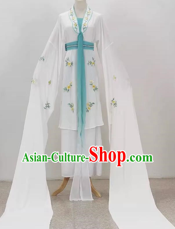 Yue Opera Hua Dan Costumes Huangmei Opera Costumes Long Water Sleeves Opera Dance Performance Costumes