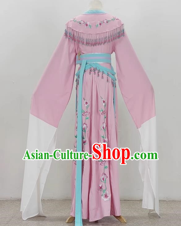 Pink Yue Opera Hua Dan Costume Costumes Miss Costumes Opera Stage Performance Costumes