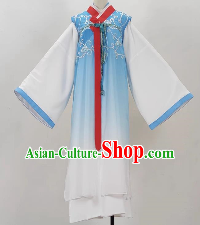 Light Blue Drama Chunxiang Chuan Costumes Ancient Costumes Yue Opera Costumes Menglong Xiaosheng Clothes Huangmei Opera Vests Opera Costumes