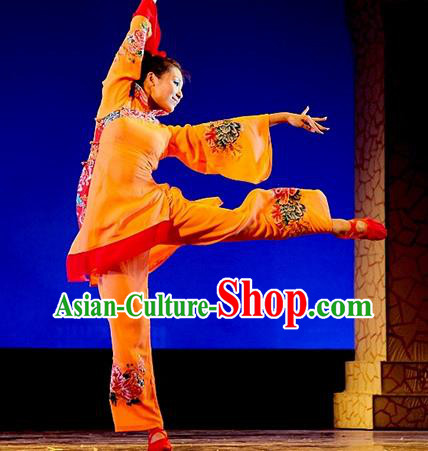 China Classical Dance Clothing Taoli Cup Dance Competition Outfit Woman Solo Stage Performance Costume