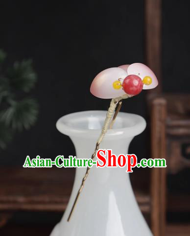 China Hanfu Hair Stick Ancient Princess Hair Jewelry Handmade Ming Dynasty Flower Hairpin