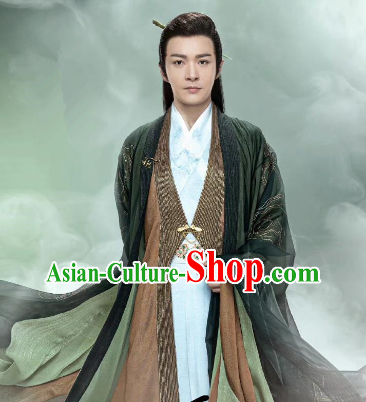 China Romance Drama The Journey of Chong Zi Superhero Zhuo Yao Clothing Ancient Royal King Costumes
