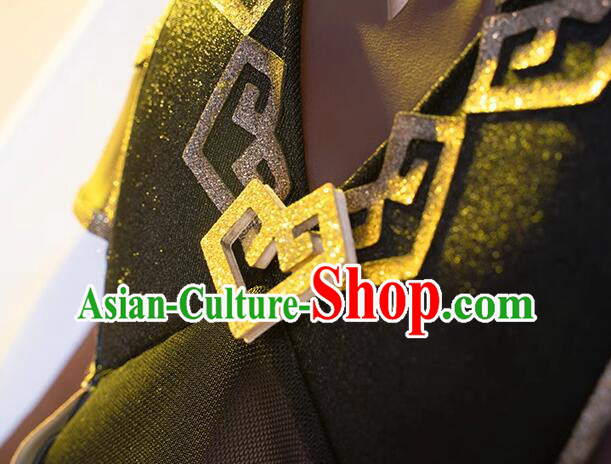 Genshin Female Knight Blue Dress Handmade Woman Sexy Clothing Cosplay Ye Lan Costume