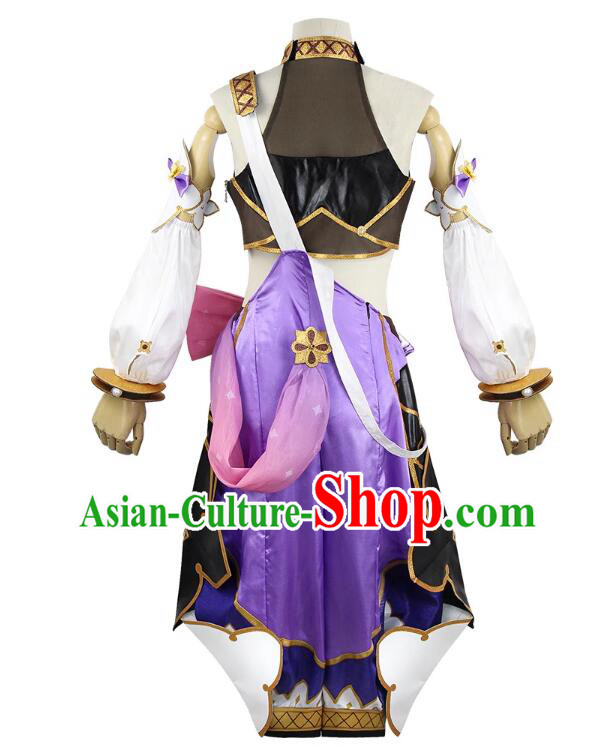 Genshin Cosplay Dolly Costume Young Lady Dress Handmade Role Playing Clothing